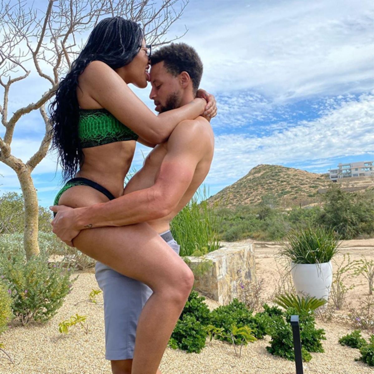 Ayesha Curry Straddles Stephen Curry In Sexy Vacation Photo E News